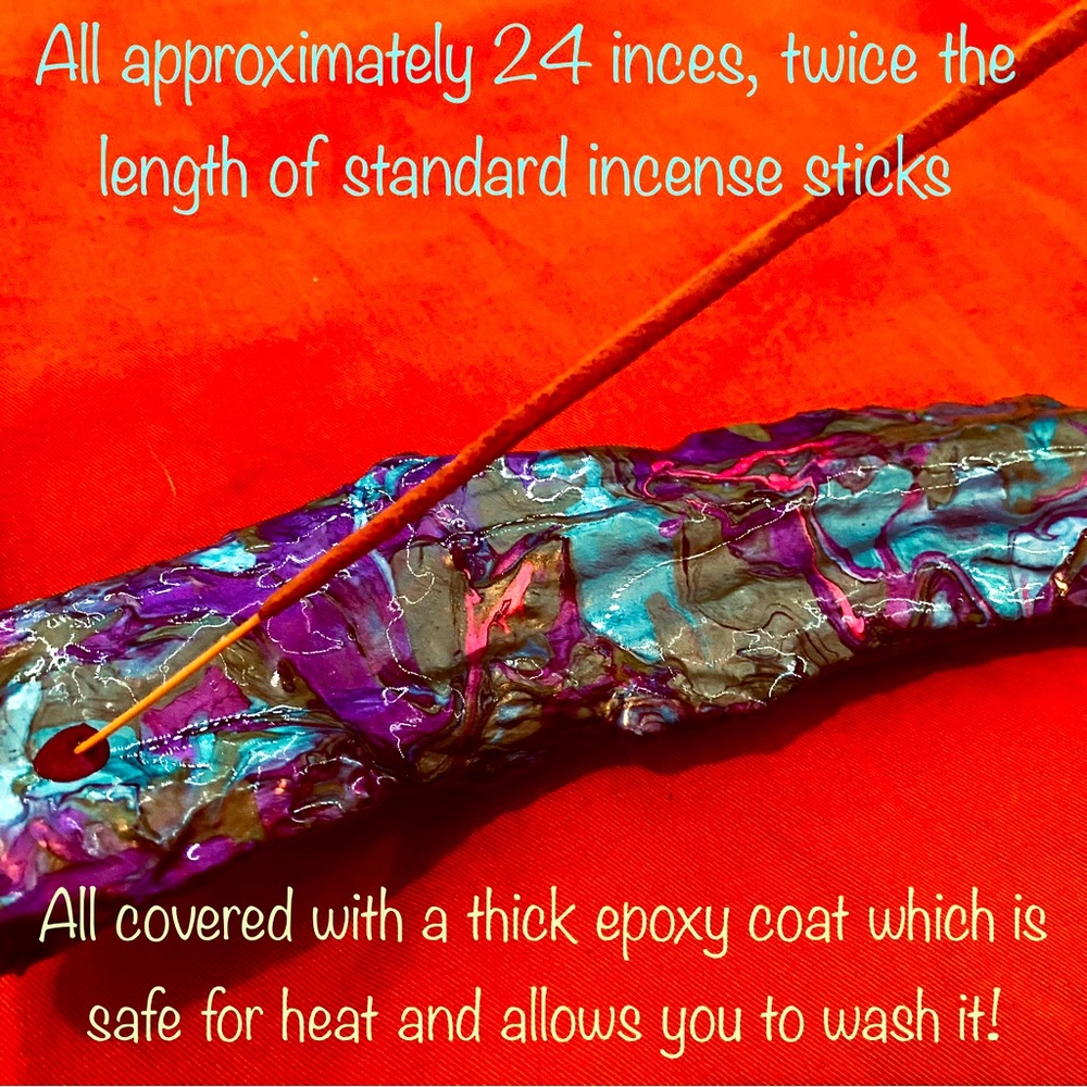 Handmade one of a kind incense boats